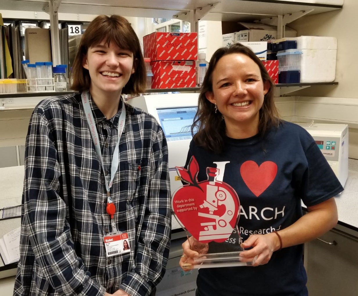 Diabetes Researchers Chloe And Ella