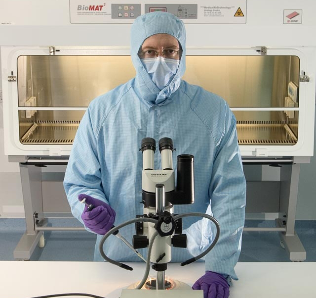 Professor Paul Johnson In Islet Isolation Facility 2