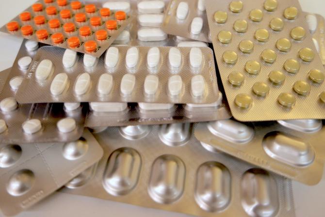 A Pile Of Prescription Pills